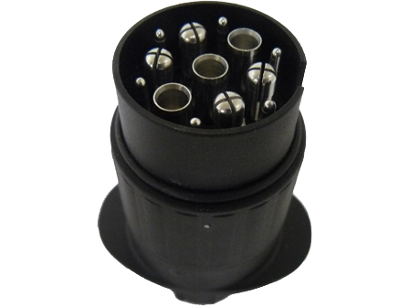 13 Pin Truck Trailer Plug - Round