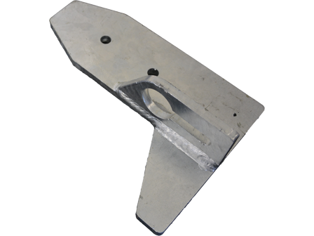 Taildoor Striker Plate Galvanised - Left